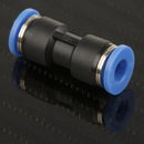 (2pcs) 6mm Pneumatic Push In Straight Tube-to-Tube Adaptor