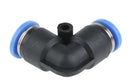 (2pcs) 8mm to 6mm Pneumatic Push In Elbow Tube-to-Tube Adaptor