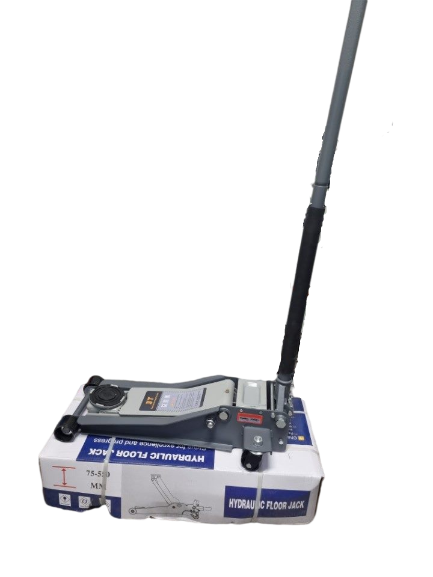 3000KG Floor Jack, Low Profile, Fast Lift - Grey