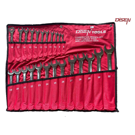 24PCS COMBINATION SPANNER BAG SET(8-32mm)