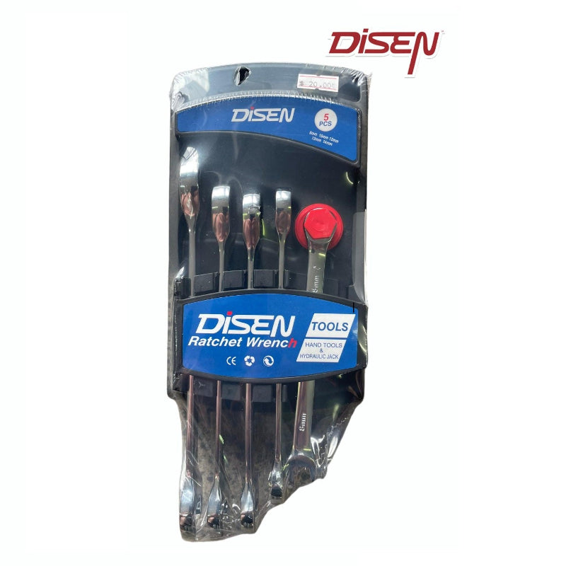 5PCS FIXED HEAD RATCHET WRENCH 8-14mm