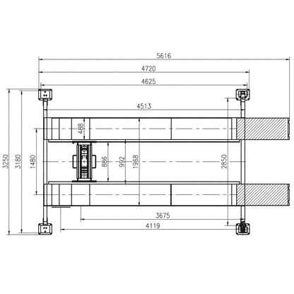 Four Post Alignment Lift - FP40A [Built to Order]