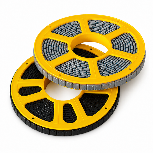 5g Adhesive Wheel Balancing Weights 500pcs Roll – Black / Silver