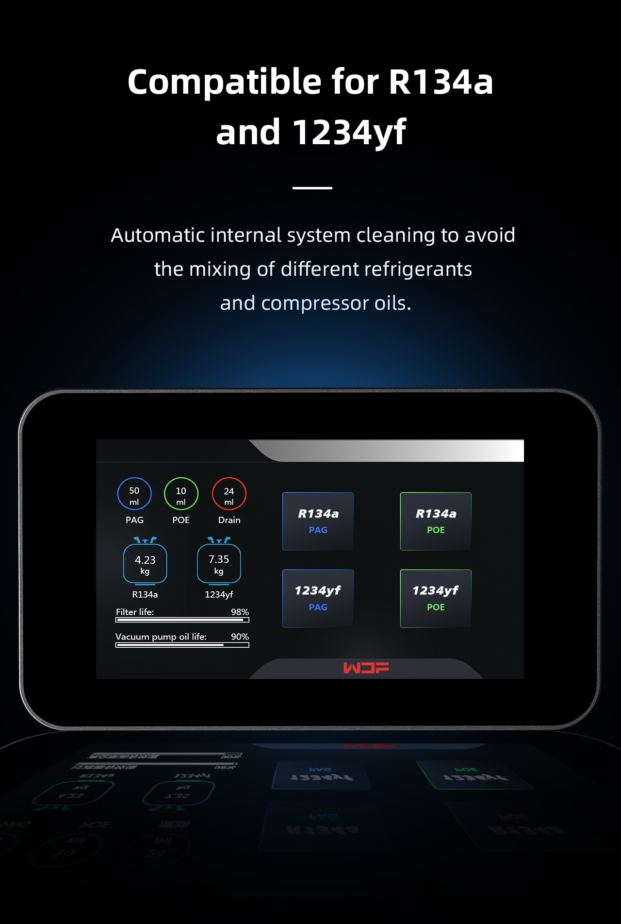 X549 Dual AUTO Gas A/C Service Station