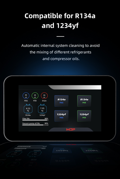 X549 Dual AUTO Gas A/C Service Station