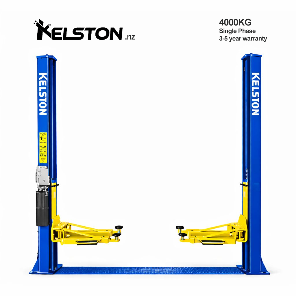 2 Post Hoist Floor Plate 4000KG- Blue TF40