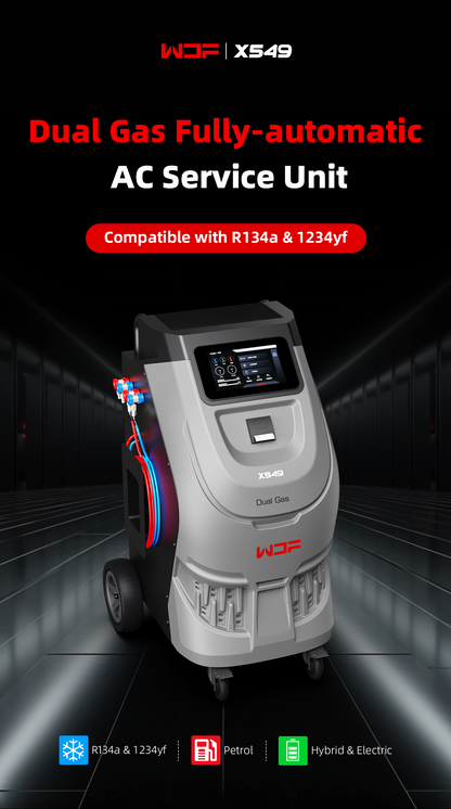 X549 Dual AUTO Gas A/C Service Station