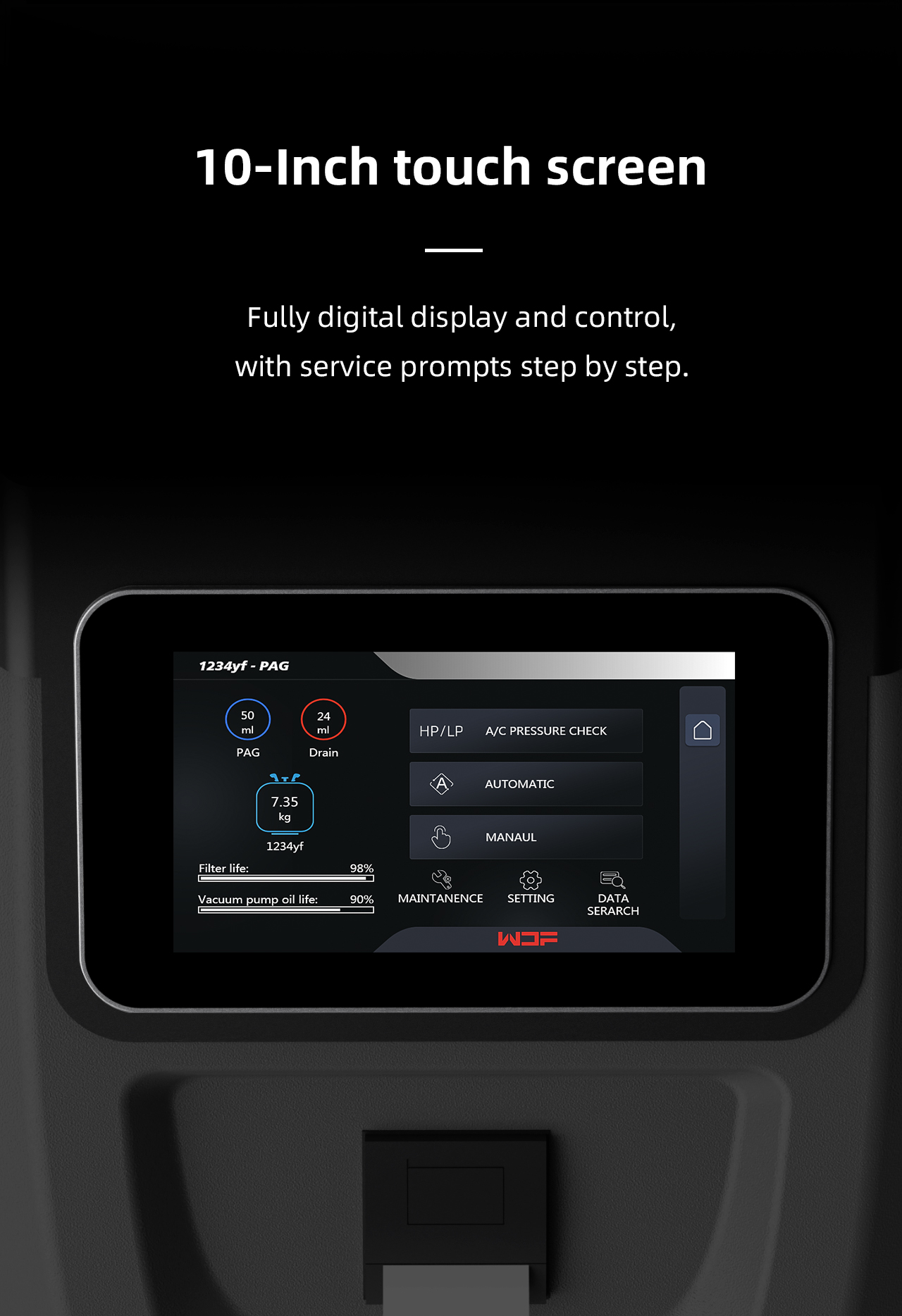 X549 Dual AUTO Gas A/C Service Station