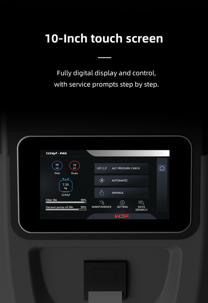 X549 Dual AUTO Gas A/C Service Station