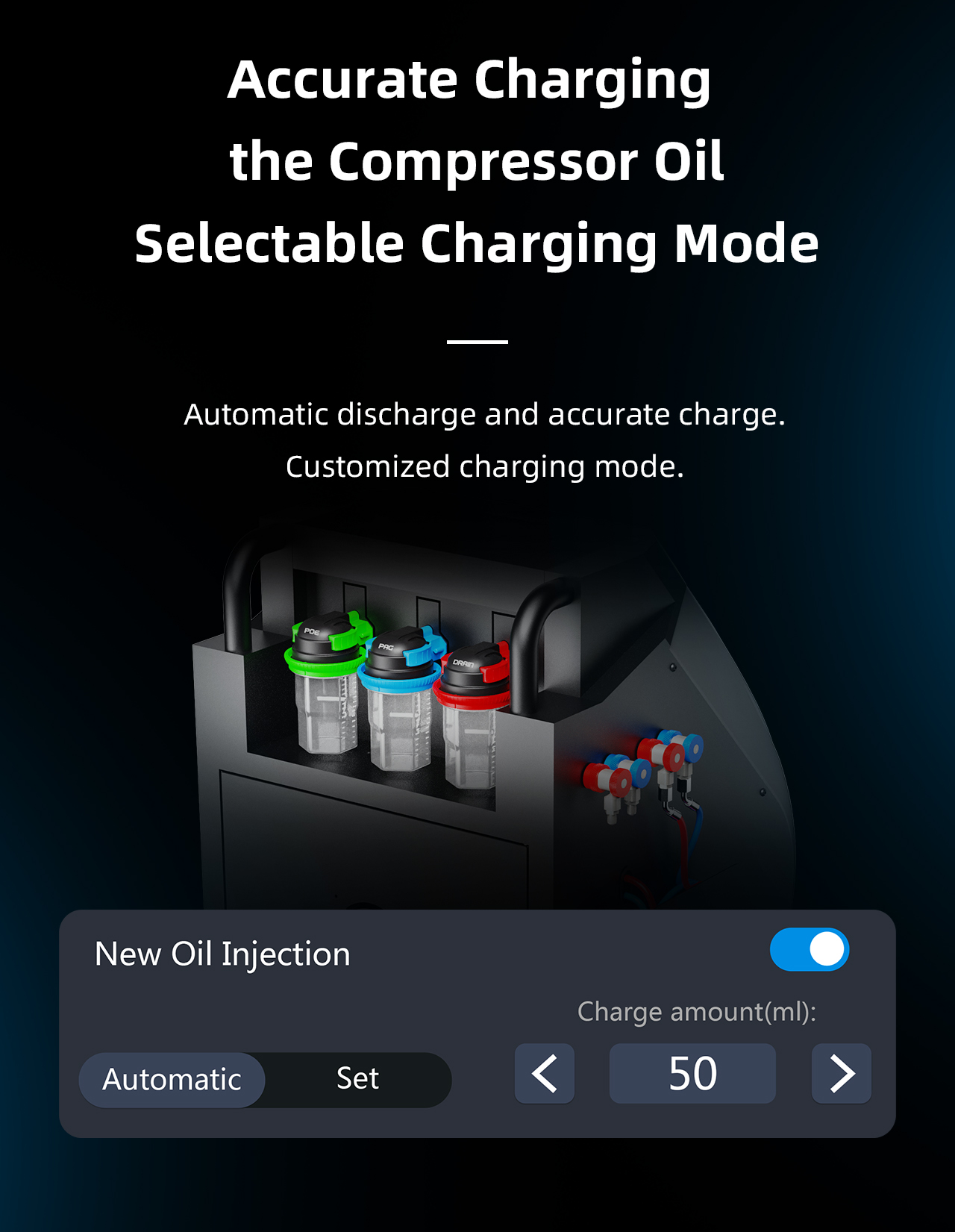 X549 Dual AUTO Gas A/C Service Station