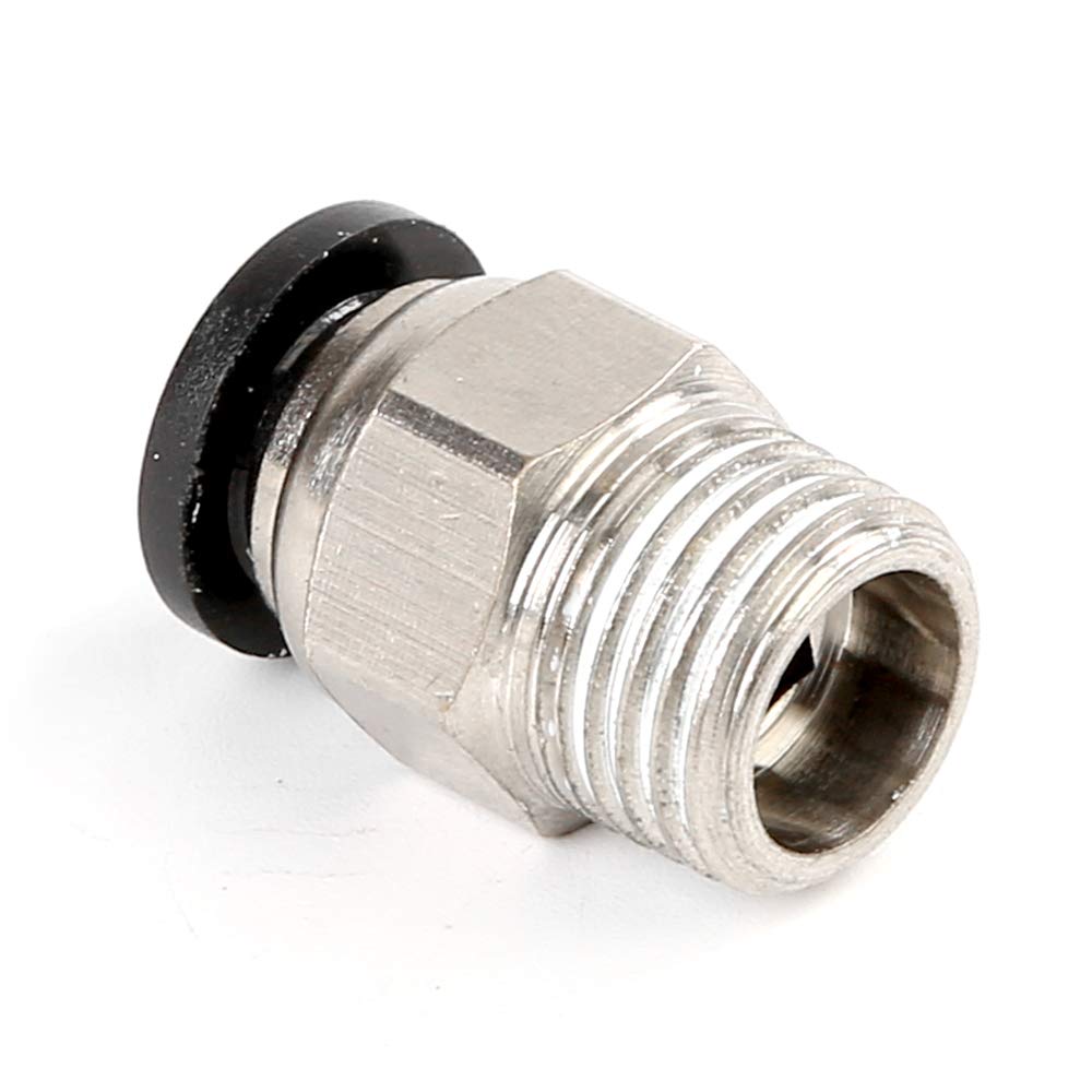(2pk) 8mm PC8-02 Pneumatic hose quick Release Fitting Connectors Thread Male Straight One-Touch Fittings