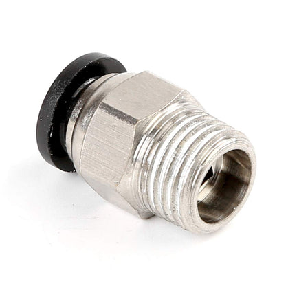 (2pk) 8mm PC8-02 Pneumatic hose quick Release Fitting Connectors Thread Male Straight One-Touch Fittings
