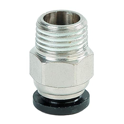 (2pk) 8mm PC8-02 Pneumatic hose quick Release Fitting Connectors Thread Male Straight One-Touch Fittings
