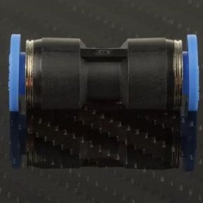 (2pcs) 6mm Pneumatic Push In Straight Tube-to-Tube Adaptor