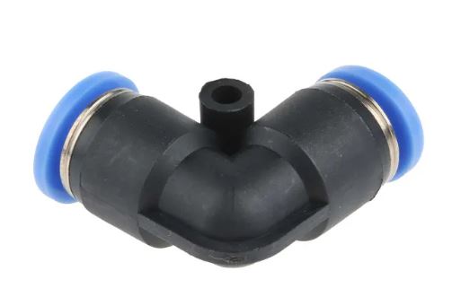 (2pcs) 8mm to 6mm Pneumatic Push In Elbow Tube-to-Tube Adaptor