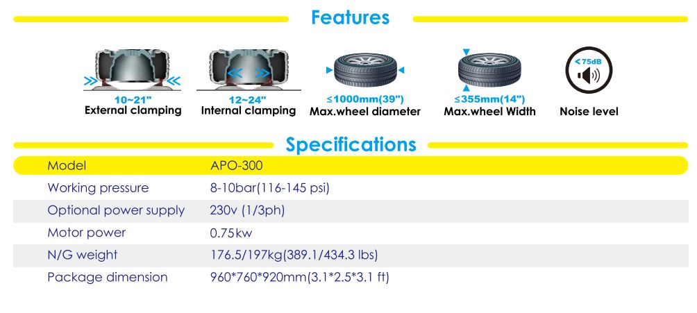 Tyre Changer APO-300