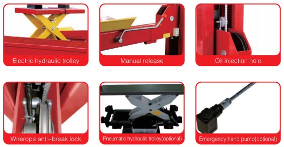 Hydraulic Four Post Lift ESW-6340C [Built to Order]